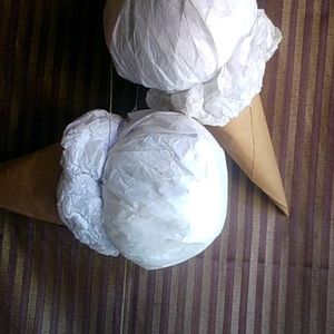 Large Paper 'Ice Cream Cones'